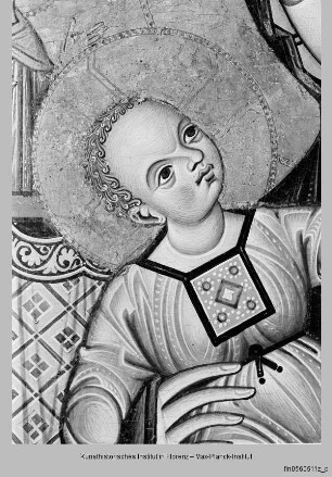 Thronende Madonna mit Kind