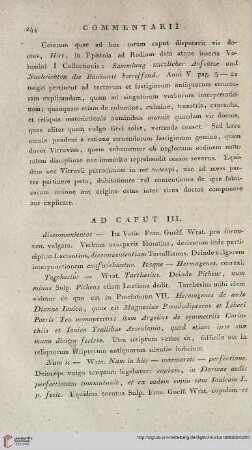 Ad caput III