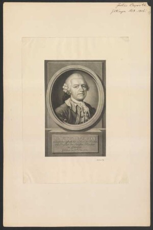 [Bildnis Justus Claproth]