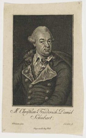Bildnis des Christian Friederich Daniel Schubart