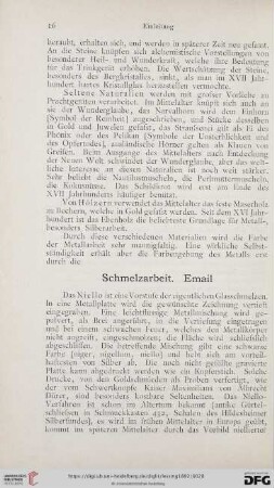 Schmelzarbeit. Email