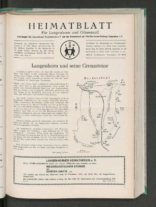 Langenhorn und seine Grenzsteine