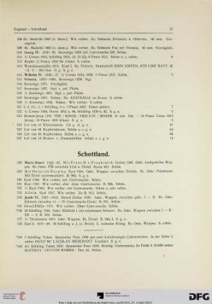 Schottland (Nr. 528-540)