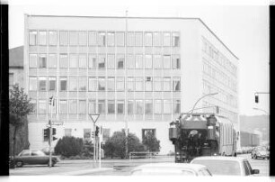 Kleinbildnegativ: Oranienstraße, Bundesdruckerei, 1976