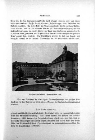Virchow-Krankenhaus. (Hauptgebäude, Hof.)
