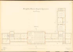Kaiserin-Augusta-Gymnasium, Berlin-Charlottenburg: Grundriss 2.OG 1:100