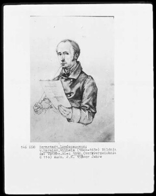 Porträtalbum — Bildnis des Heinrich Wilhelm Karl von Harnier