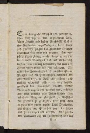 3-14, Seine königliche Majestät von Preussen ...