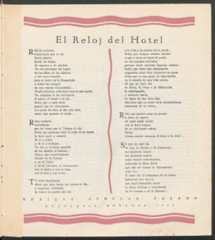 El Reloj del Hotel