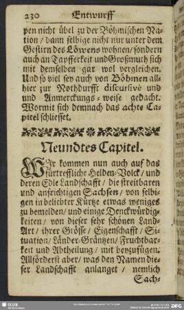 Neundtes Capitel