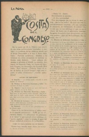 Cositas del congreso