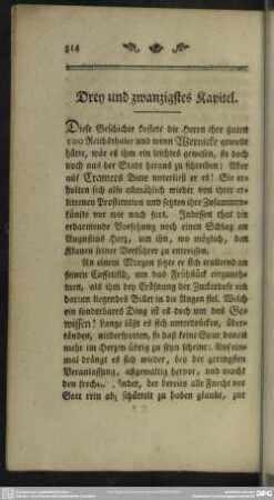 Drey und zwanzigstes Kapitel