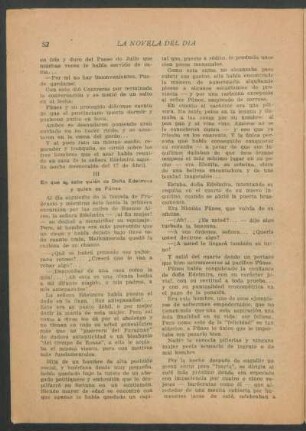 III - En que se sabe quién es Doña Edelmira y quien es Fúnes