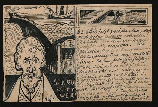 Postkarte an Gerda Busoni : 08.09.1898