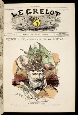 Victor Hugo, avant la lettre, par Bertall