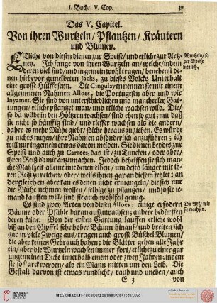 I.V: Von ihren Wurzeln/Pflanzen/Kraeutern und Blumen