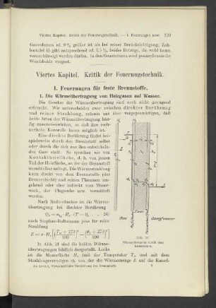 Viertel Kapitel: Kritik der Feuerungstechnik