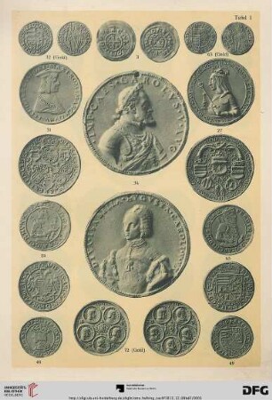Tafel I-XXXIV