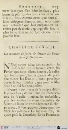 Chapitre CCXLIII