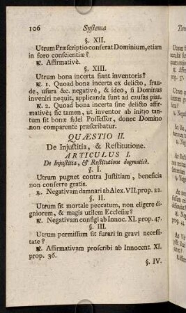 106-113, Quaestio II