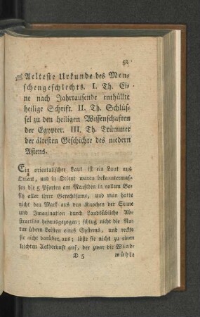 Aeltere Urkunde des Menschengeschlechts.
