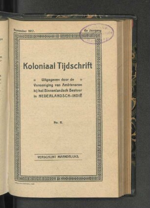 No. 11. November 1917.