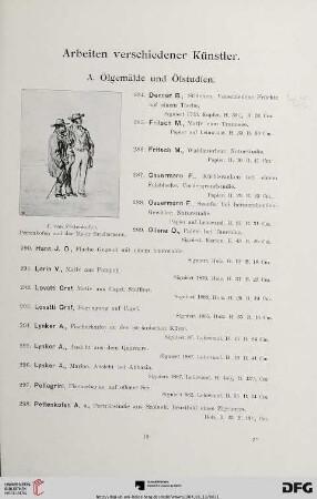 A. Ölgemälde und Ölstudien (Nr. 284-322)