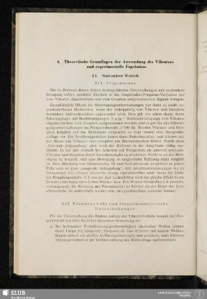 4. Theoretische Grundlagen der Anwendung des Vibrators und experimentelle Ergebnisse