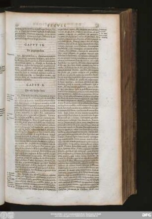 Caput X. De usu huius loci.