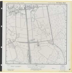 Deutsche Grundkarte, Blatt Bf. Kalkum Nord, 1959