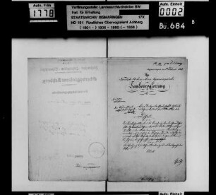 Unlage der Grund-, Gefäll-, Gebäude- und Gewerbesteuer für 1842/ 43 (nur summarisch)