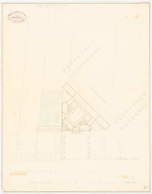 Kurhaus, Bad Homburg v. d. Höhe. 2. Projekt: Lageplan
