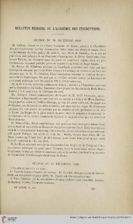 Bulletin mensuel de l'académie des inscritptions