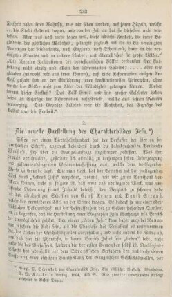 243-251 Die neueste Darstellung des Charakterbildes Jesu