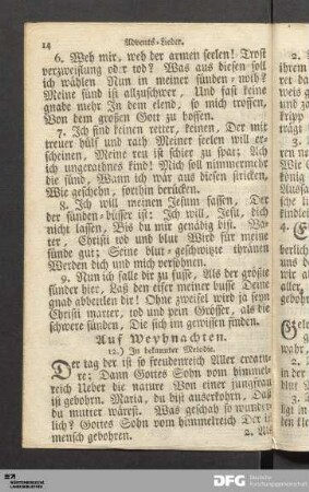 Weyhnacht-Lieder.