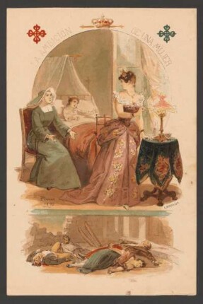 [Ilustración para el anuncio de la publicación de "La ambición de una mujer"]