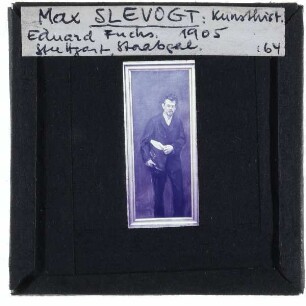 Slevogt, Bildnis Eduard Fuchs