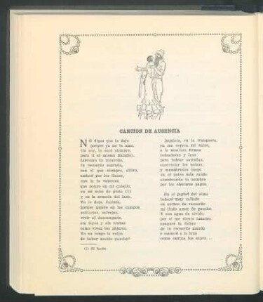 Canción de ausencia