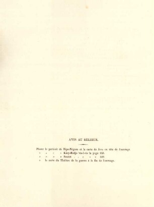 Avis au relieur