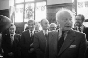 Freiburg: Oberbürgermeister Keidel, Späth, Böhme, Scheel