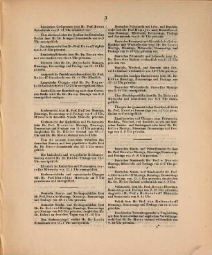 Verzeichnis der Vorlesungen. 1866, SH