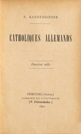 Catholiques allemands