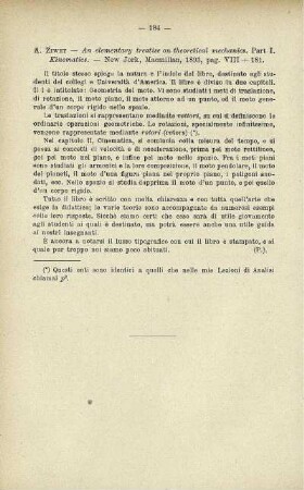 An elemetary trealise on theoretical mechanics (P.)