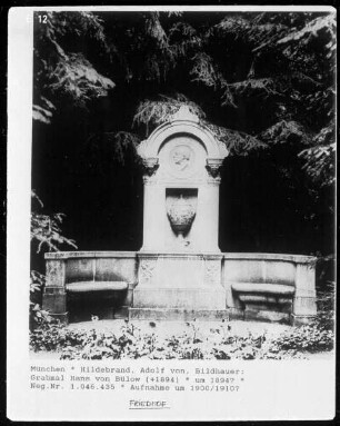 Grabmal Hans von Bülow (+1894)