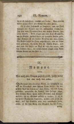 IX. Romane.