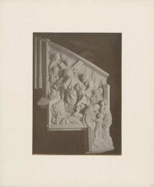 Detailansicht der Kanzel der Stadtkirche St. Marien in Gengenbach