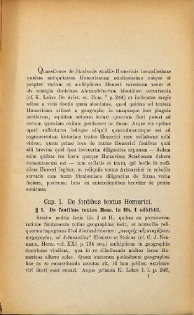 De Strabonis studiis Homericis capita selecta