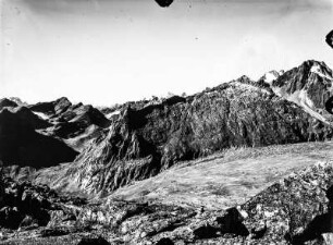 Mine Fabulosa : Blick von der Mine Fabulosa (Cordillera Real) gegen den Cerro Huayna-Potosi.