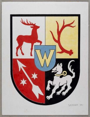 Wappen der Stadt Sorau/Niederlausitz