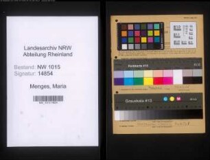 Entnazifizierung Maria Menges , geb. 05.03.1915 ()